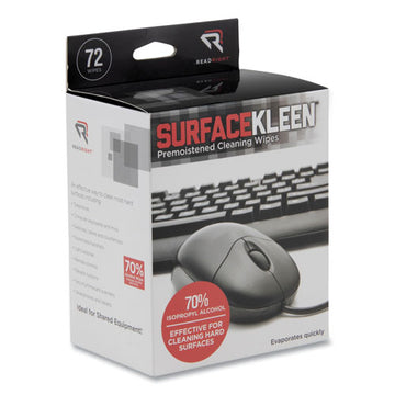Read Right® Surfacekleen Premoistened Alcohol Cleaning Wipes, 5 X 5, Foil Packet, 72-box freeshipping - TVN Wholesale